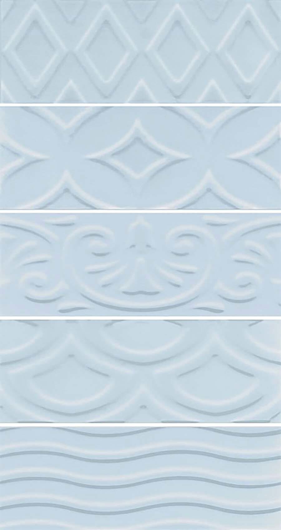 Изображение товара Керамическая плитка Kerama Marazzi Авеллино 16015 15x7.4см цвет голубой