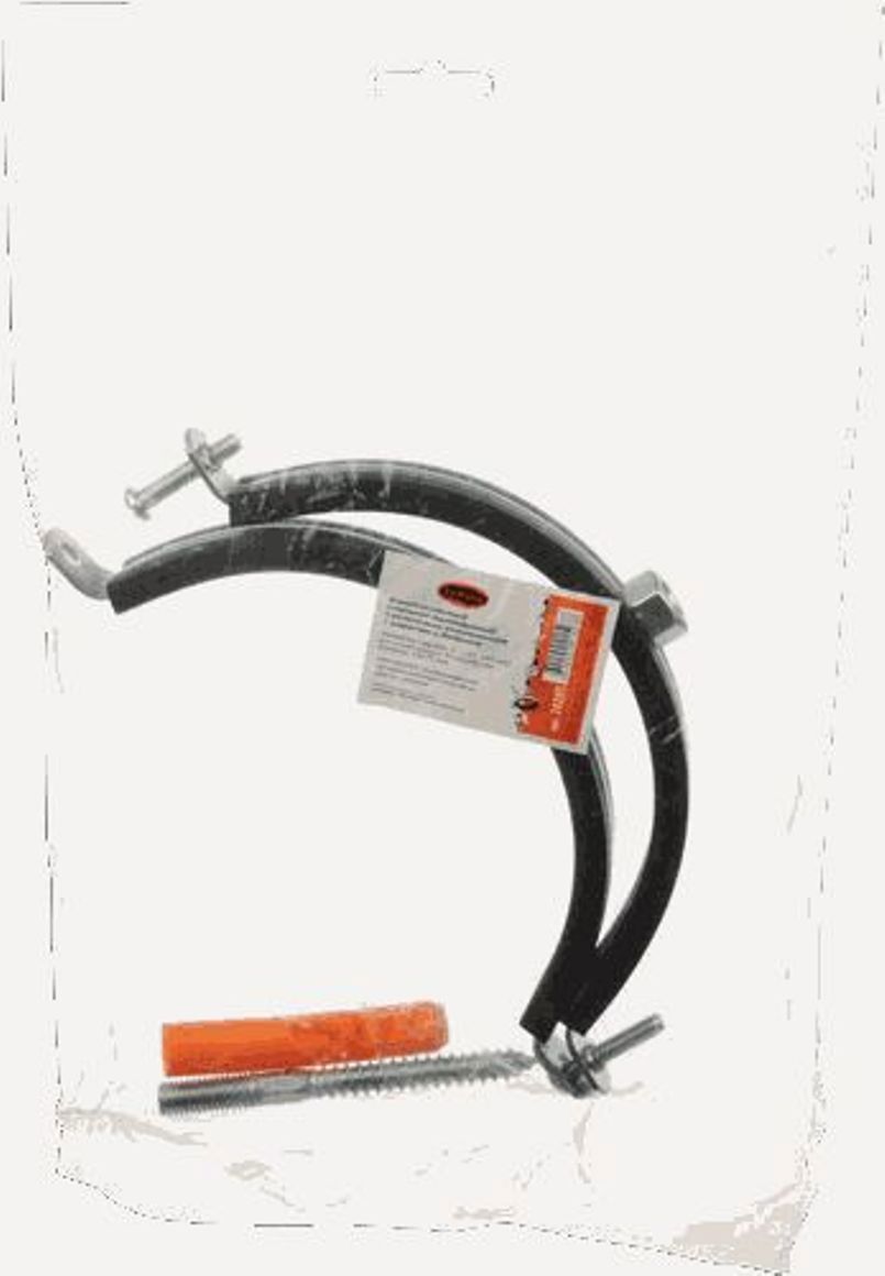 Изображение товара Хомут оцинкованный TeRma с резиновым уплотнителем 4"110-114мм с гайкой М10