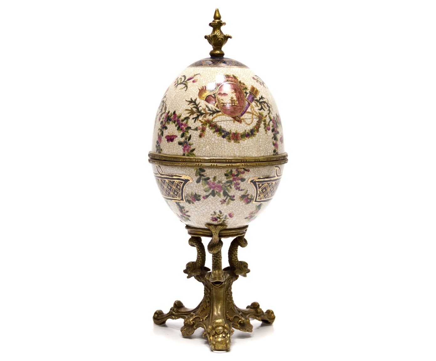 Изображение товара Шкатулка Гласар Яйцо 17x17x38см 31G1686/B721C/X3801