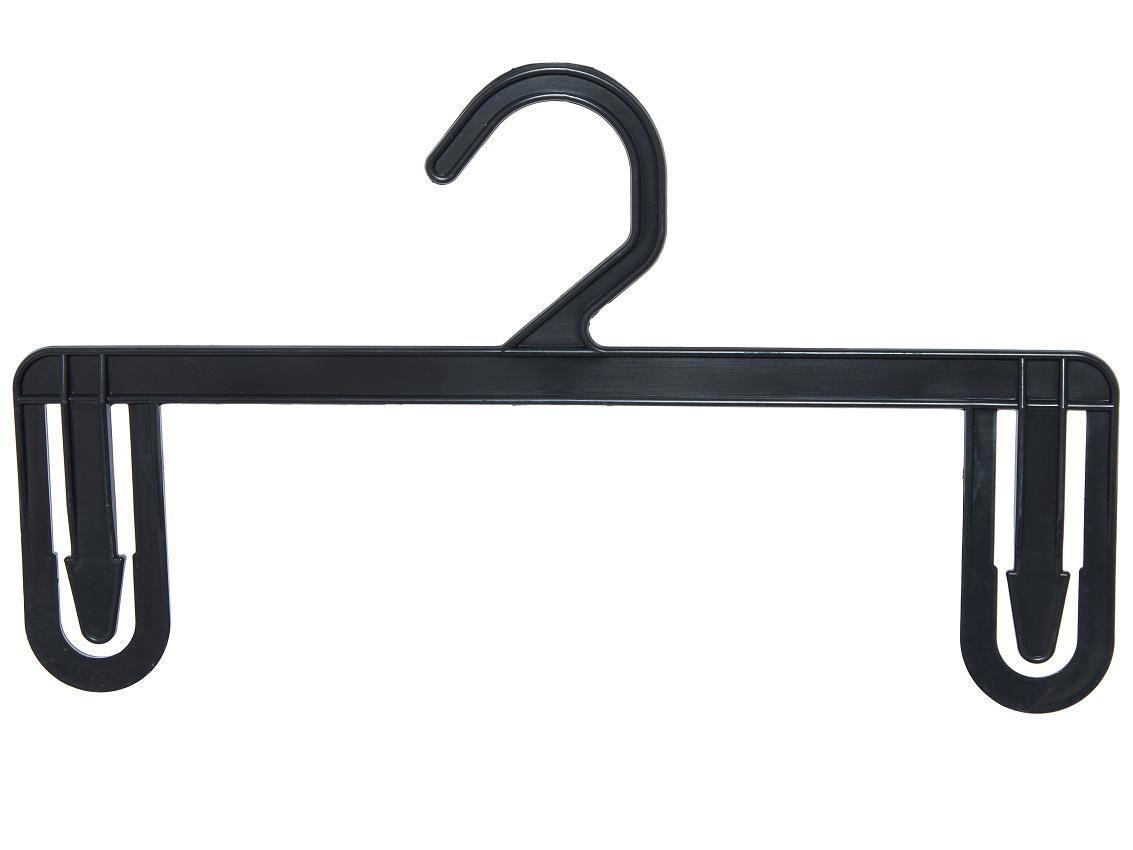 Изображение товара Вешалка для брюк 28x14x1 см 9 шт пластик цвет черный Изображение товара Вешалка для брюк 28x14x1 см 9 шт пластик цвет черный