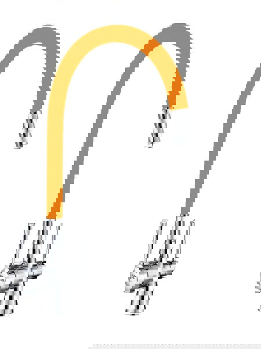 Изображение товара Смеситель для кухни однорычажный Oute излив 40 см латунь цвет оранжевый