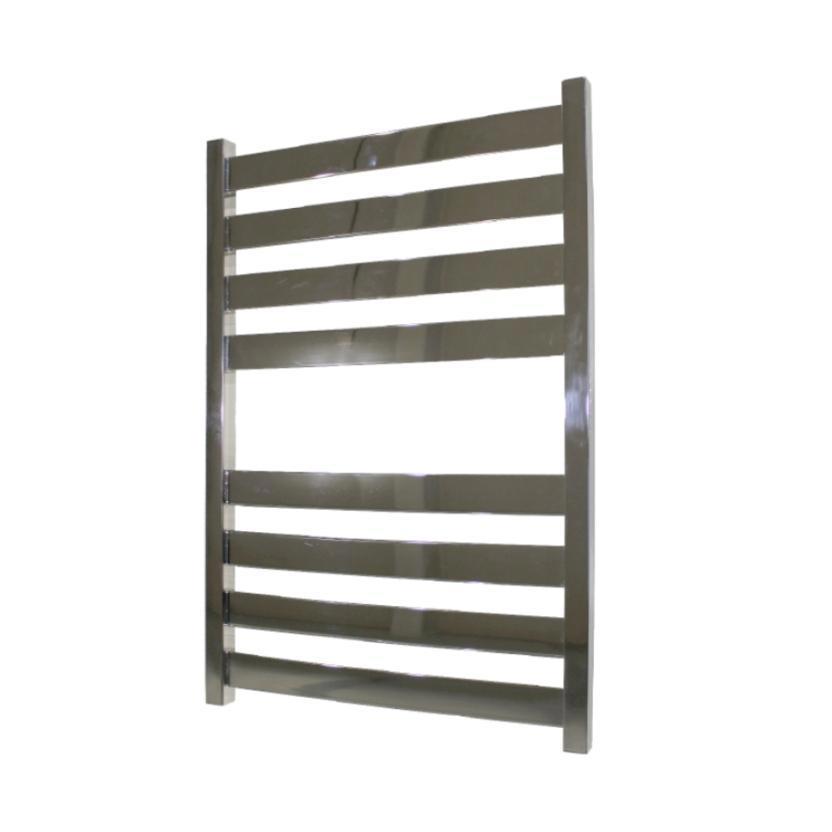 Изображение товара Полотенцесушитель водяной лестница Melodia della vita Square 69x80 см 1" нержавеющая сталь цвет серебро