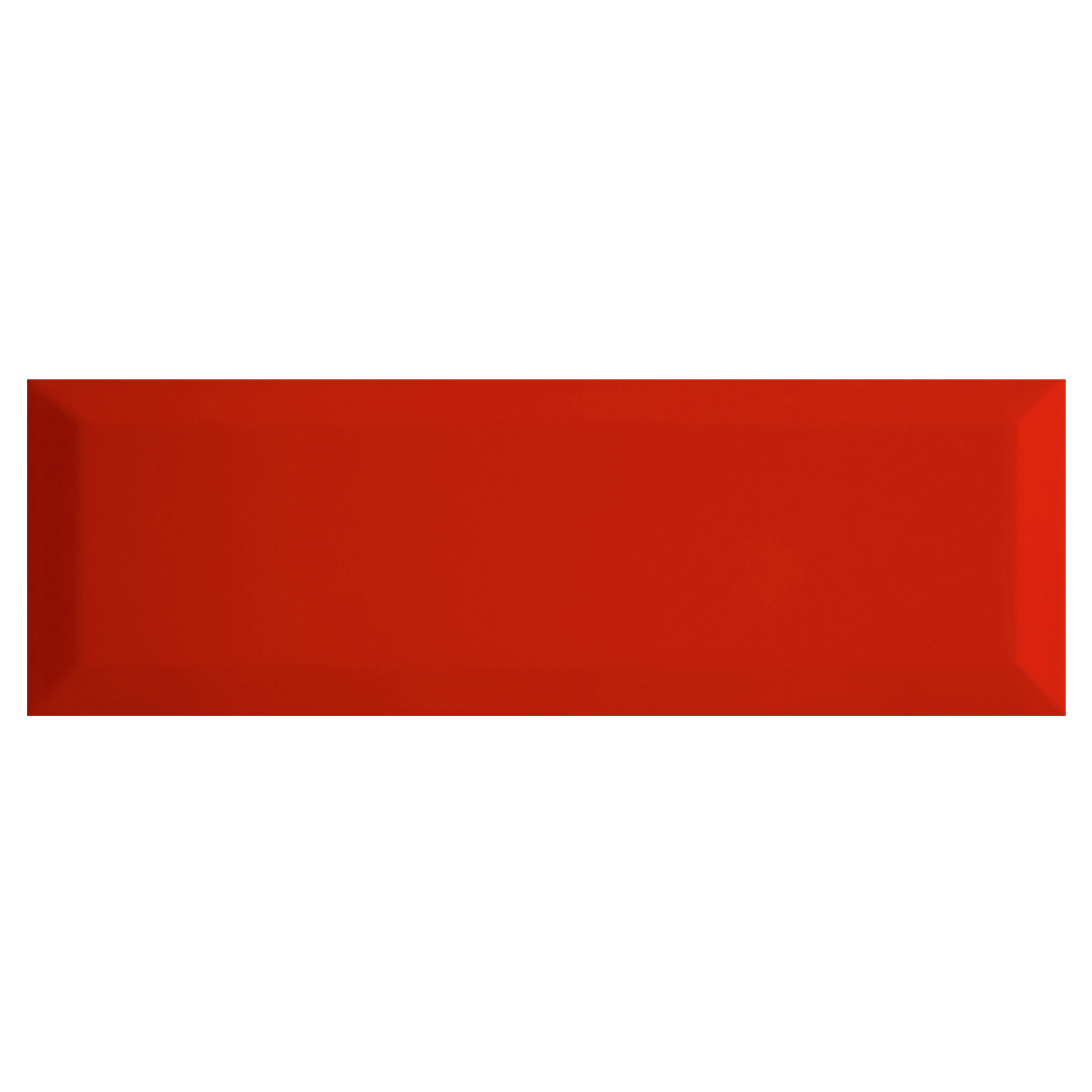 Изображение товара Плитка Керамин Рио CDB00010226 30x10см красная настенная керамическая