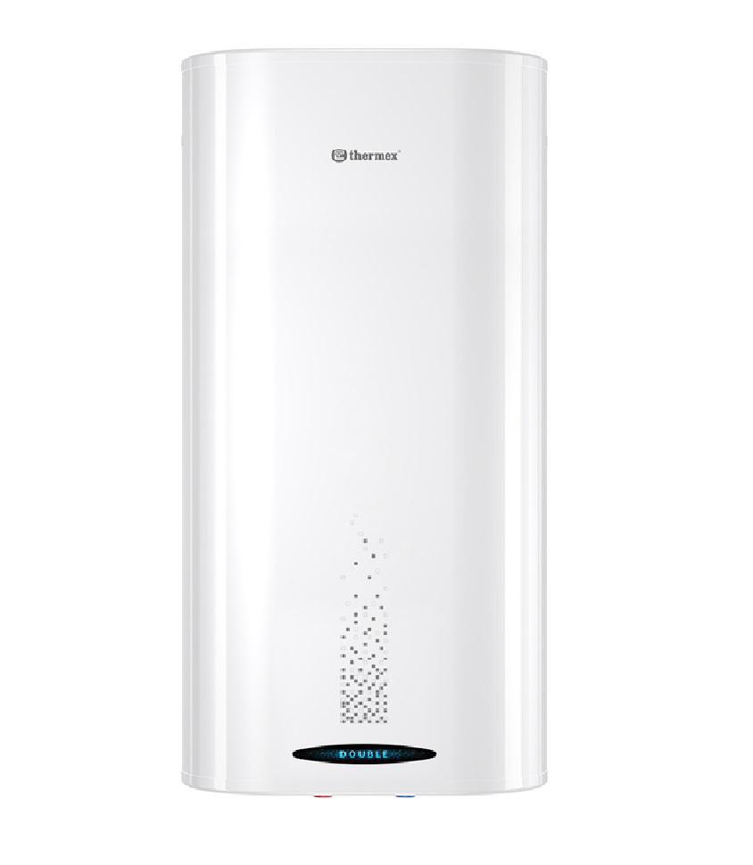 Изображение товара Накопительный водонагреватель электрический 100 л Thermex Double 100 193270 2.5 кВт нержавеющая сталь мокрый ТЭН