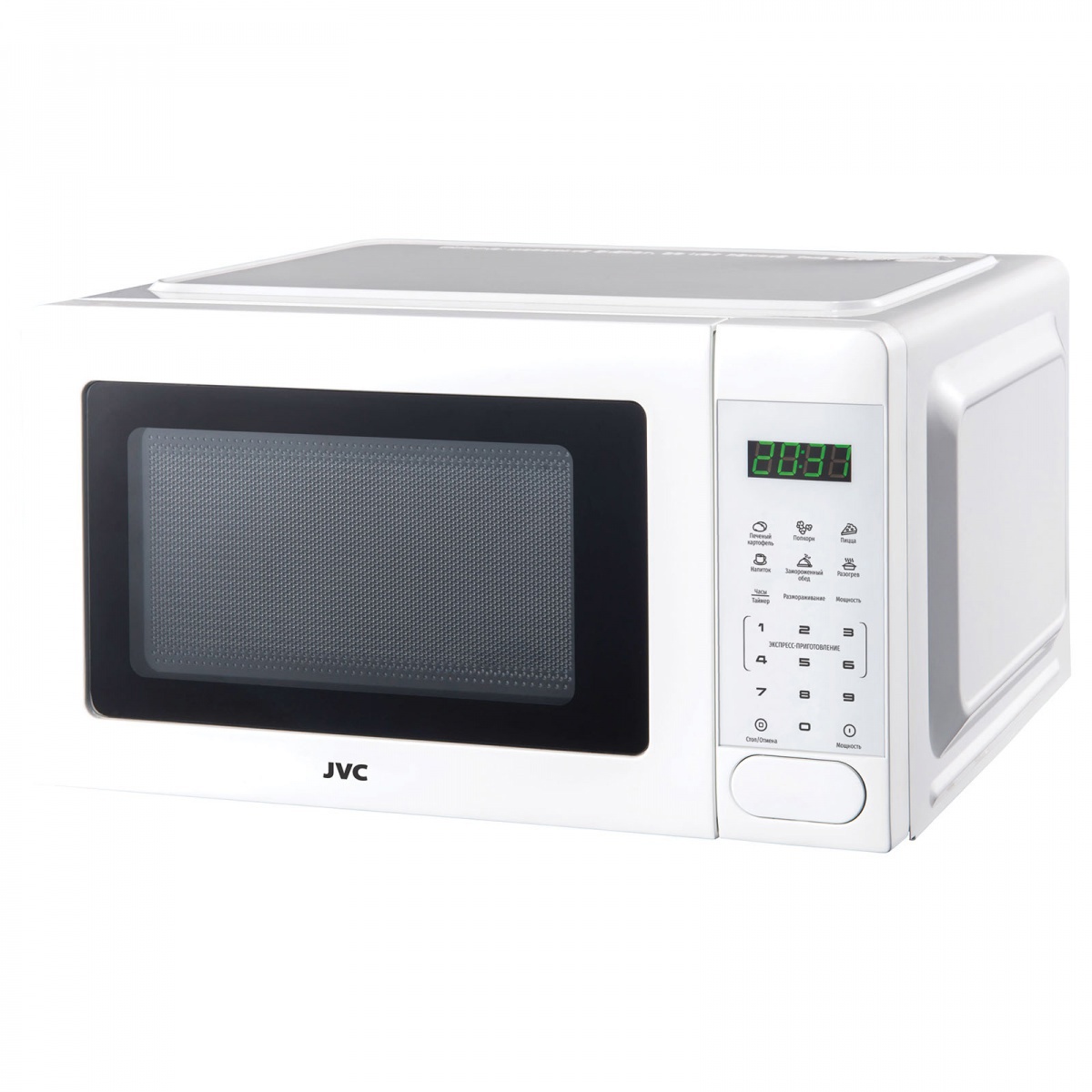 Изображение товара Микроволновая печь JVC JK-MW365S 44.60x32.20x24.30 см 20 л управление сенсорное цвет белый Изображение товара Микроволновая печь JVC JK-MW365S 44.60x32.20x24.30 см 20 л управление сенсорное цвет белый