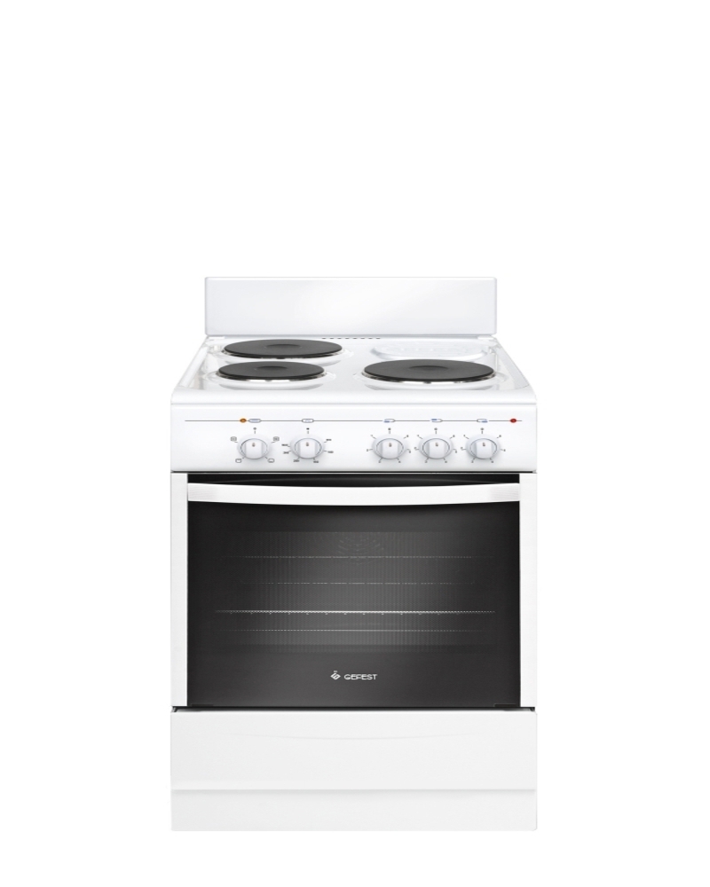 Изображение товара Электрическая плита с духовкой Gefest 51400031 65x57x94 см цвет белый Изображение товара Электрическая плита с духовкой Gefest 51400031 65x57x94 см цвет белый