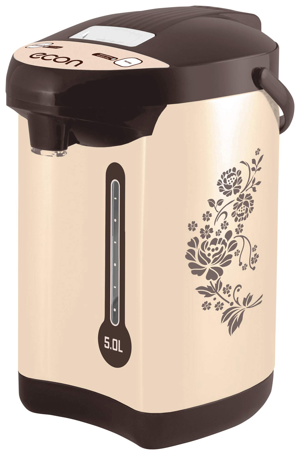 Изображение товара Термопот ECON ECO-502TP 5 л металлический, автоматическая поддержка горячей воды