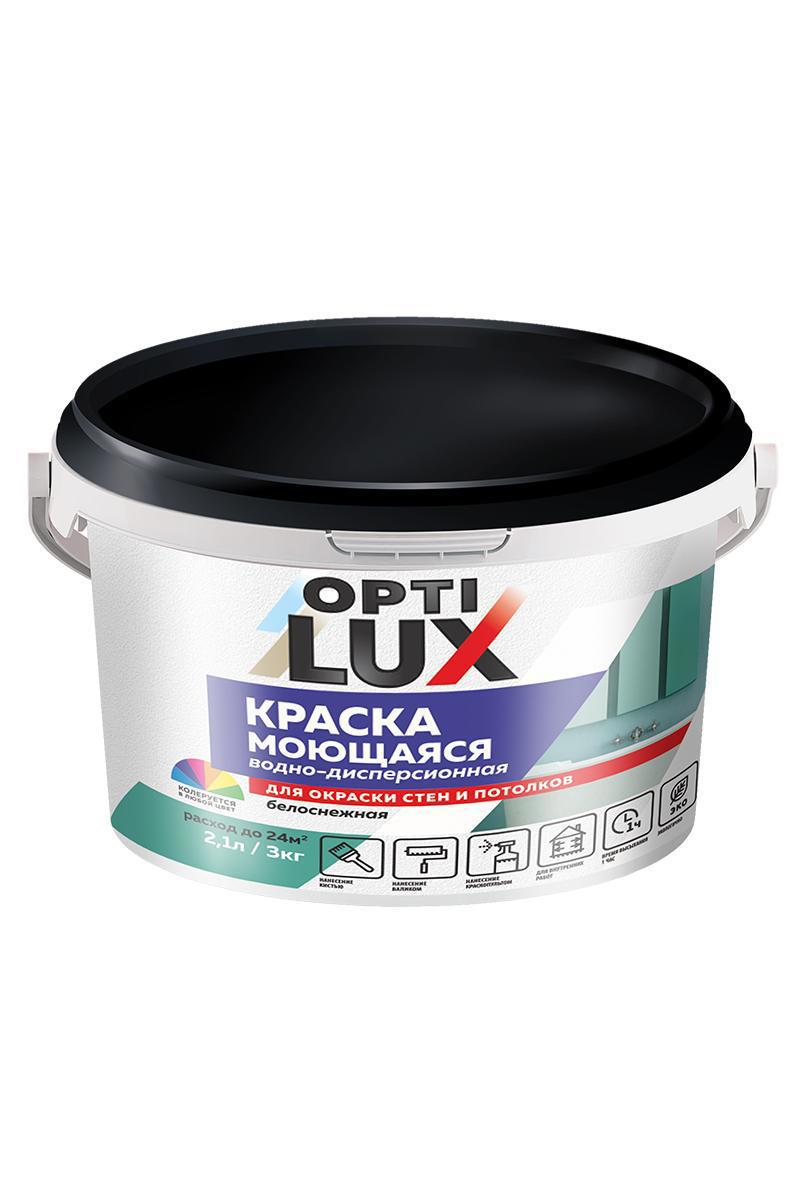 Изображение товара Краска для стен и потолков ОПТИЛЮКС 2238 цвет белый 1 л