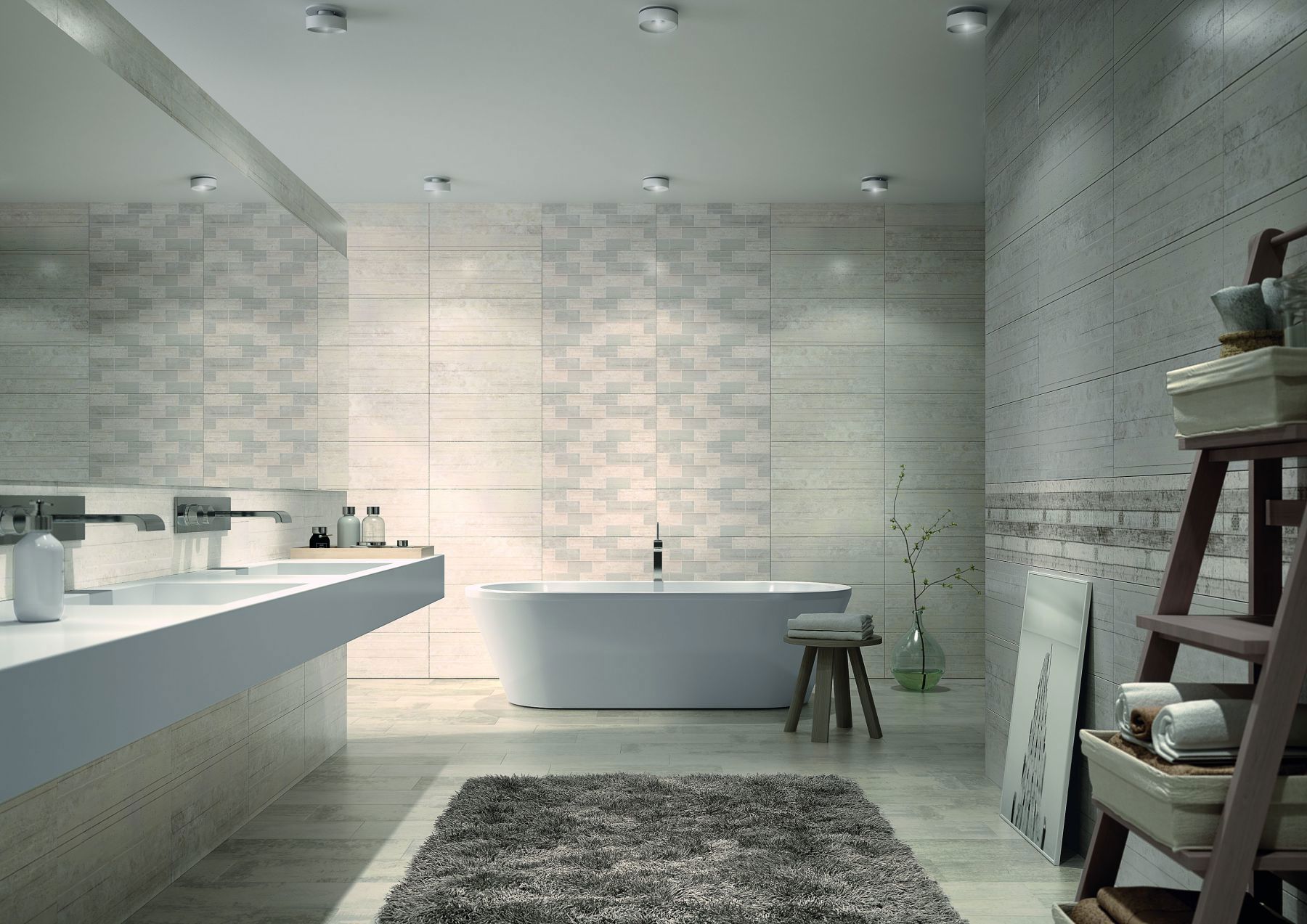 Изображение товара Настенная плитка LAPARET Ceramika Color Woodgrey soft 9646 25x65см, цена за упаковку