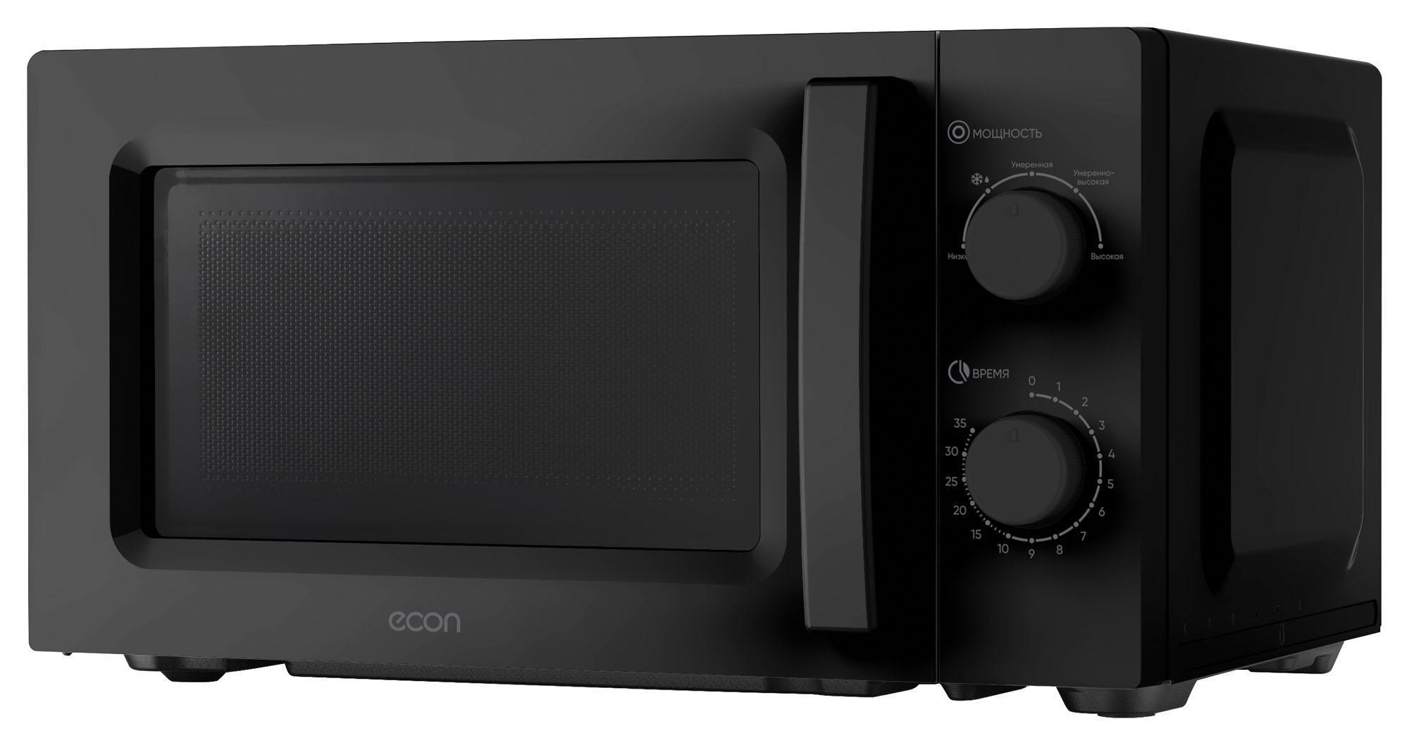 Изображение товара Микроволновая печь ECON ECO-2040M black 20 л 700 Вт механическая