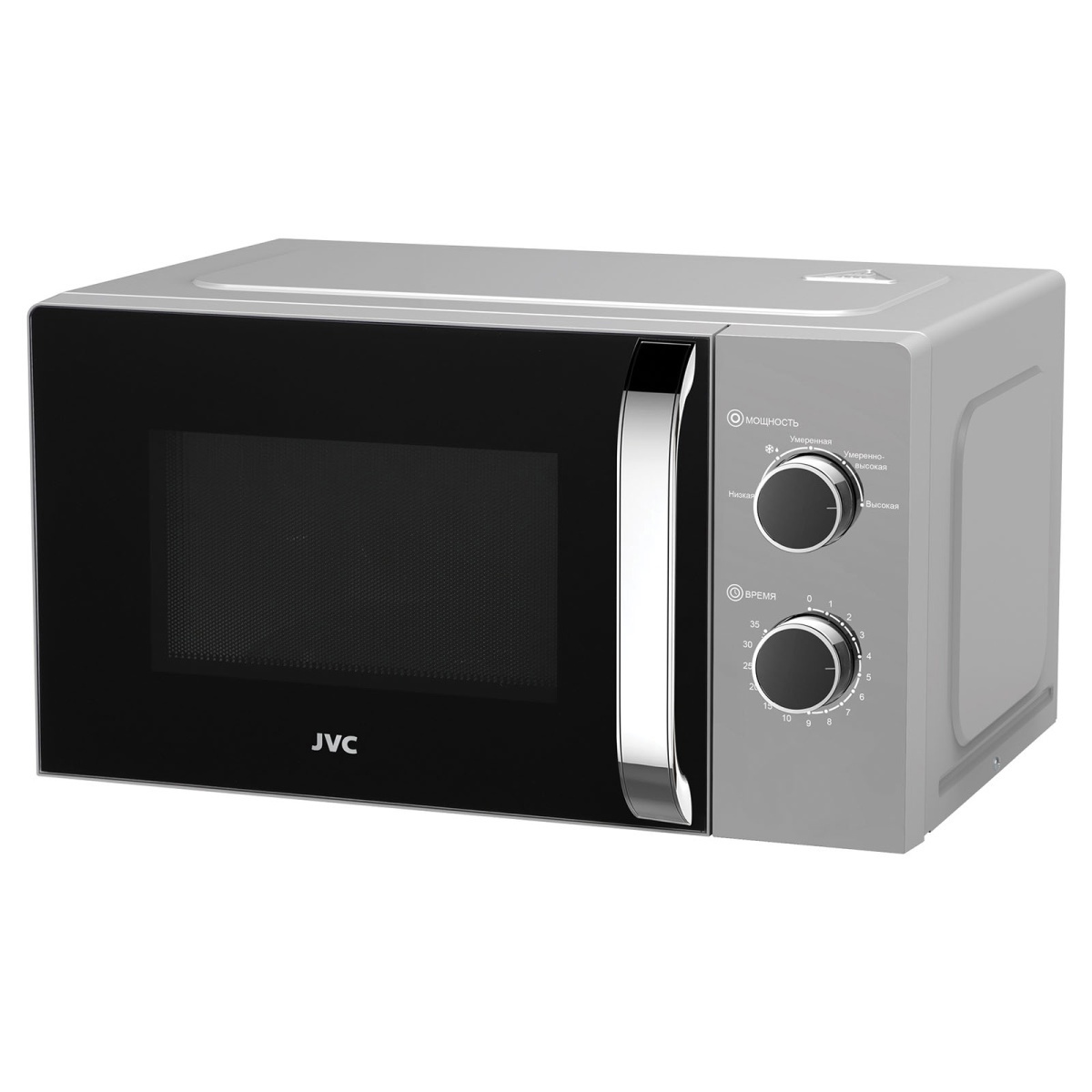 Изображение товара Микроволновая печь JVC JK-MW147M 700 Вт 20 л серебристая