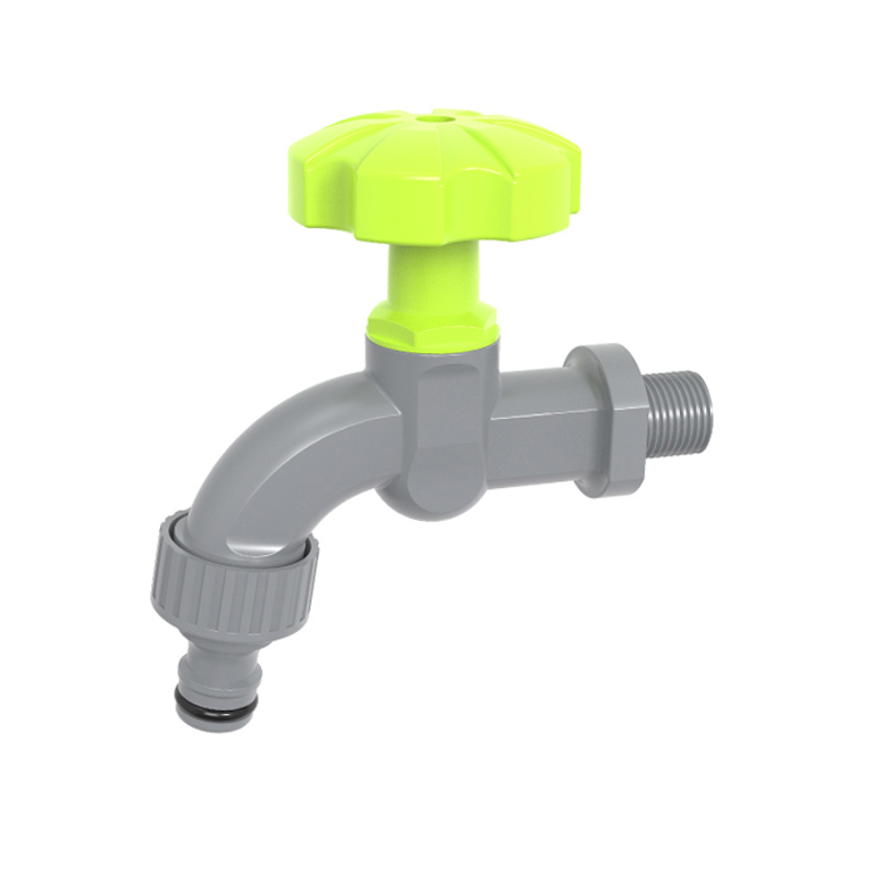 Изображение товара Кран 1/2 на трубу внешняя резьба под коннектор Урожайная сотка LT2-1