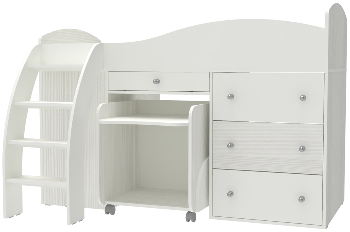 Изображение товара Кровать Кариви КИВи 163.20x113.20 см - экологичная детская мебель