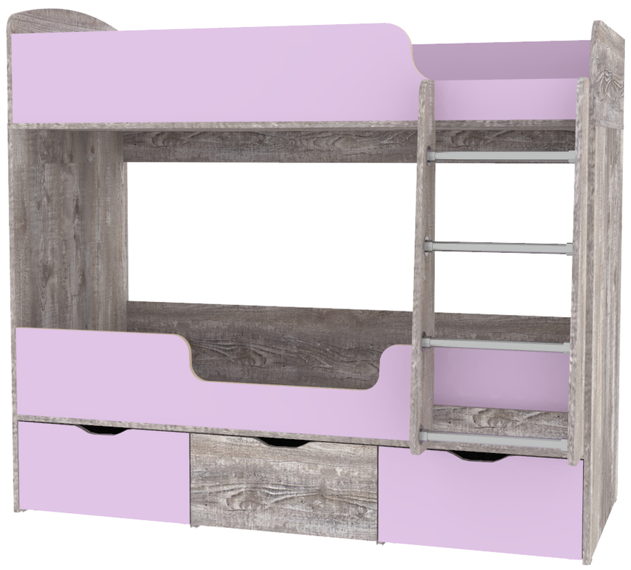 Изображение товара Кровать Кариви КИВи 163x145x73 см ЛДСП цвет ирис