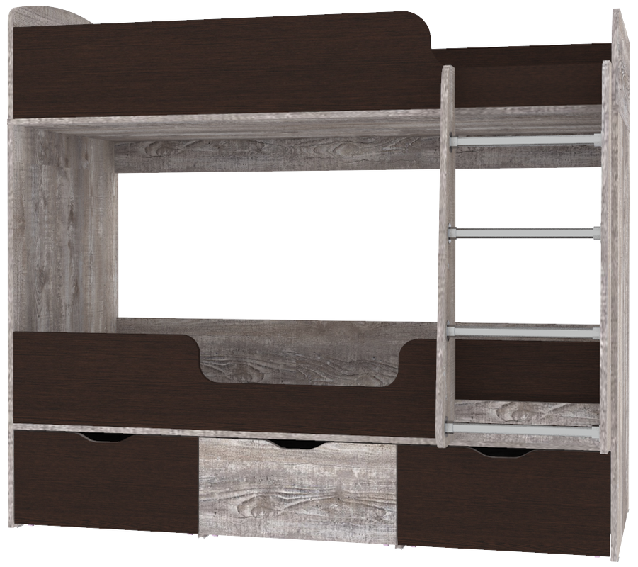 Изображение товара Кровать Кариви КИВи 163x145 см ЛДСП венге для детей