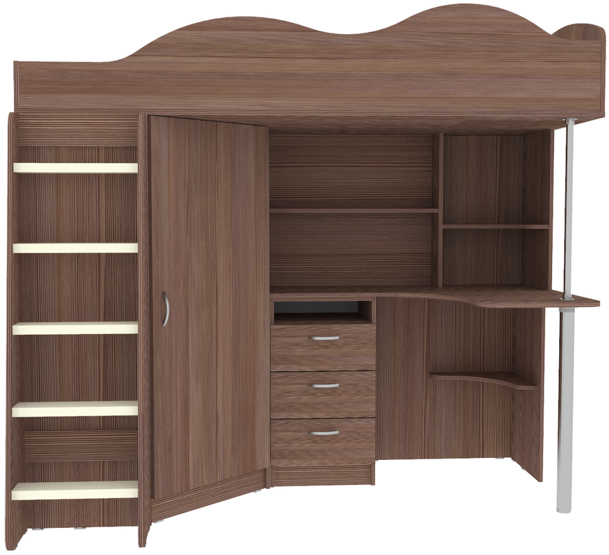 Изображение товара Кровать Кариви КИВи чердак 193x170 см из ЛДСП