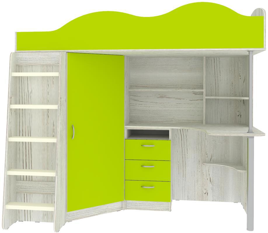 Изображение товара Кровать Кариви КИВи 193x170x88 см ЛДСП цвет лайм 00323-30-24-00