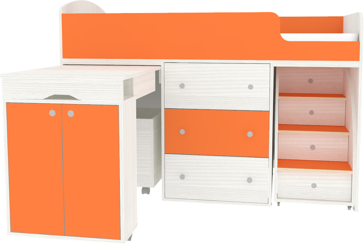 Изображение товара Кровать Кариви КИВи 184x113x84 см ЛДСП цвет светлое дерево 00004-04-20-00