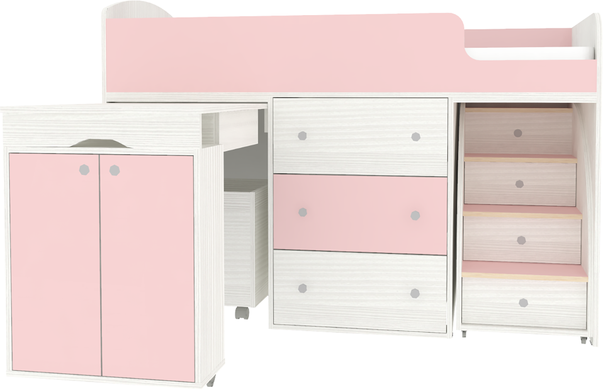 Изображение товара Кровать Кариви КИВи 184x113x84 см ЛДСП цвет светлое дерево 00004-04-23-00