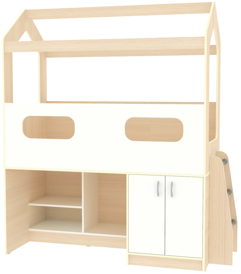 Изображение товара Кровать Кариви Сказочный Домик для детей 181.20x203x83.60 см