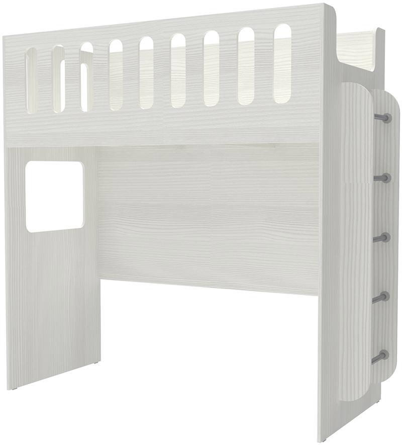 Изображение товара Кровать Кариви Сказочный Домик двухъярусная белая