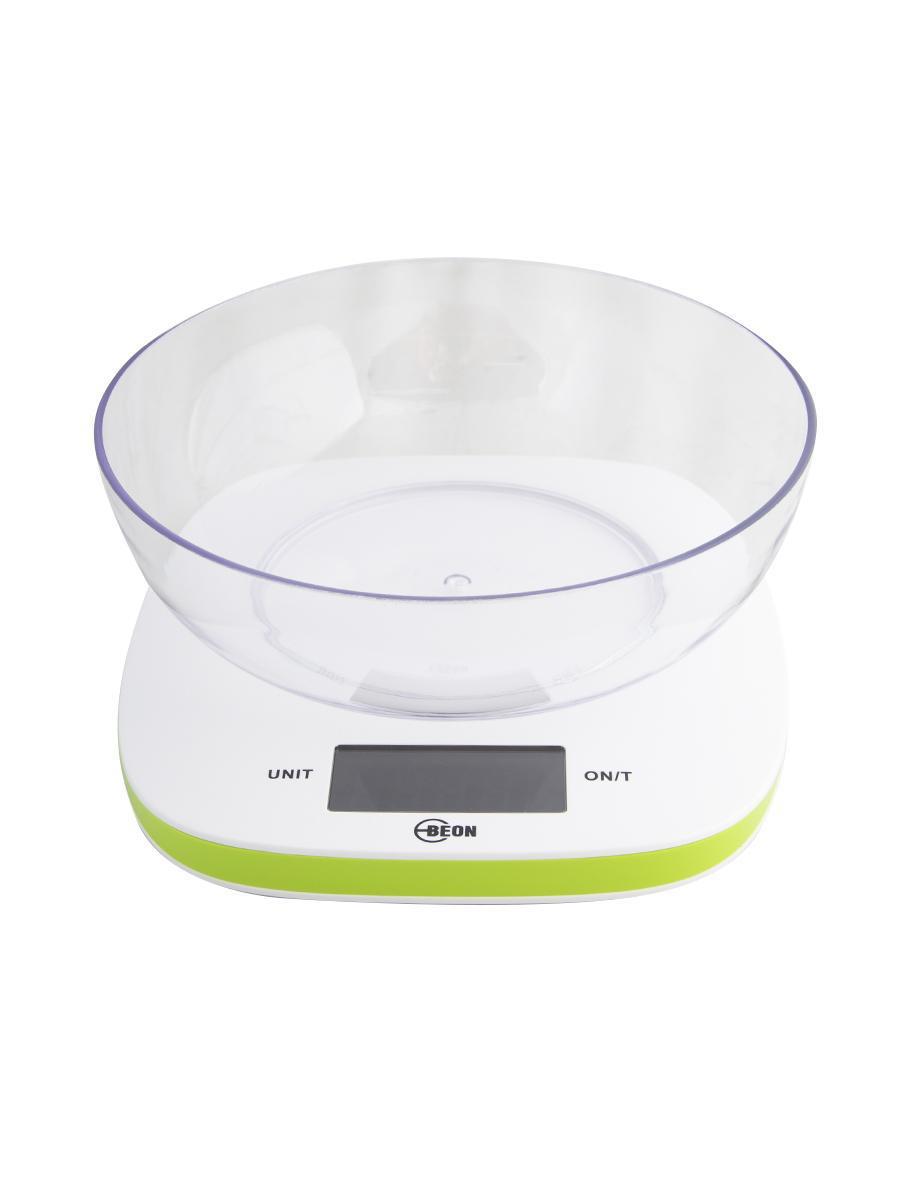 Изображение товара Электронные весы Beon BN-153 до 7 кг с чашей и сенсорными кнопками