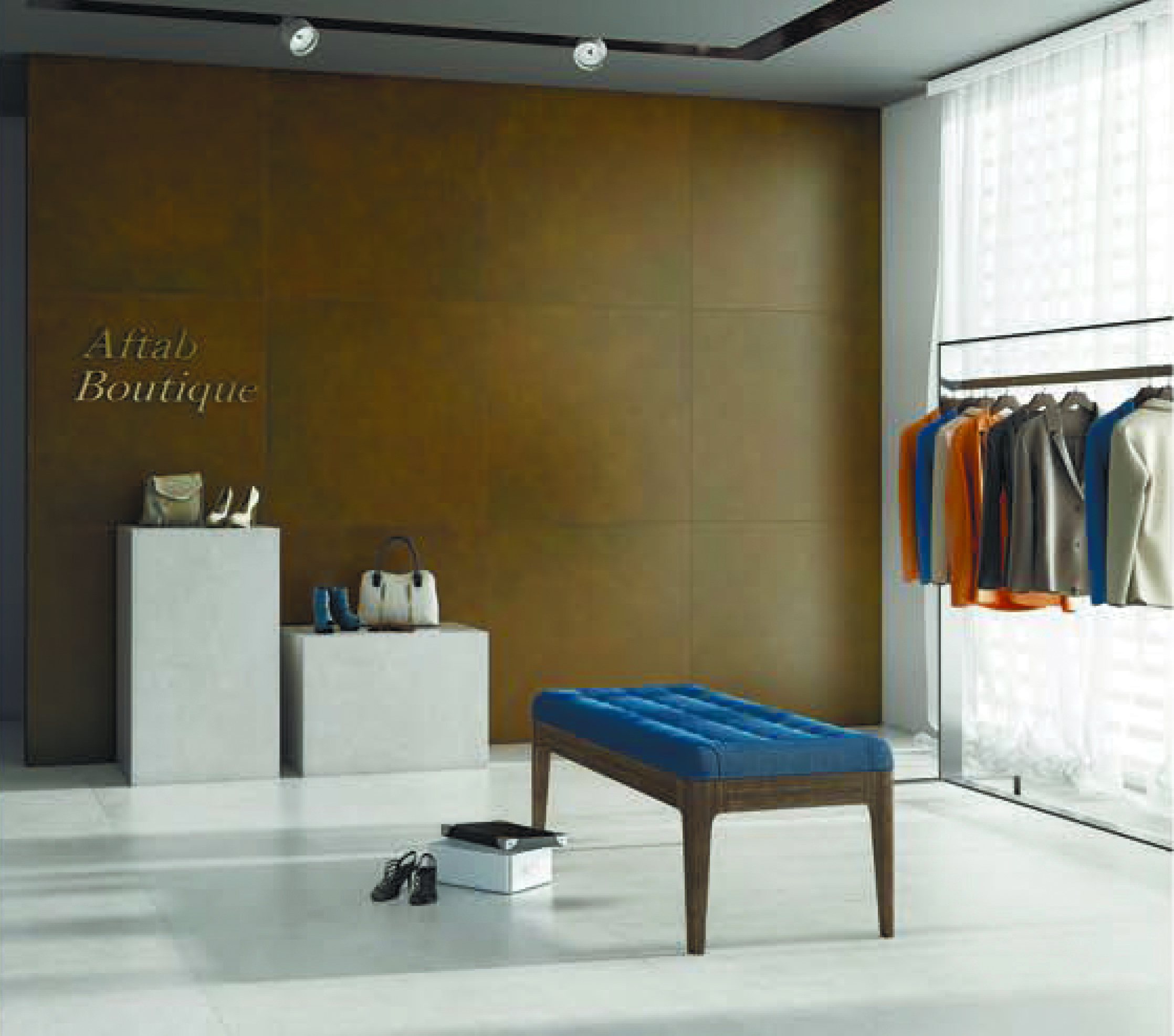 Изображение товара Керамогранит LDECOR Oxido Blue 60x120см под металл, полуполированный Цена за упаковку