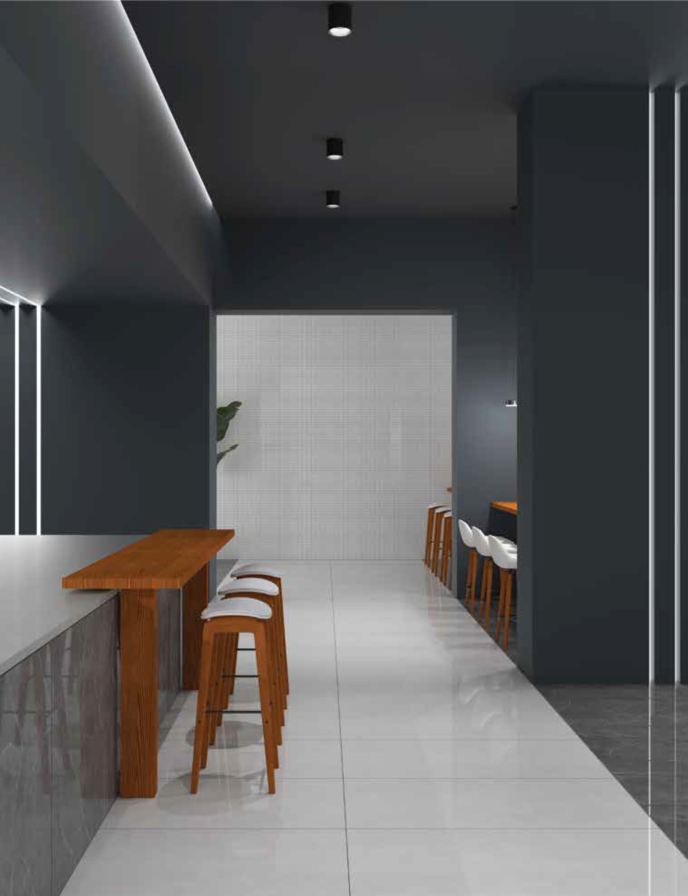 Изображение товара Керамогранит LDECOR Indus Anthracite 60x60см под камень тёмно-серый полированный Цена за упаковку