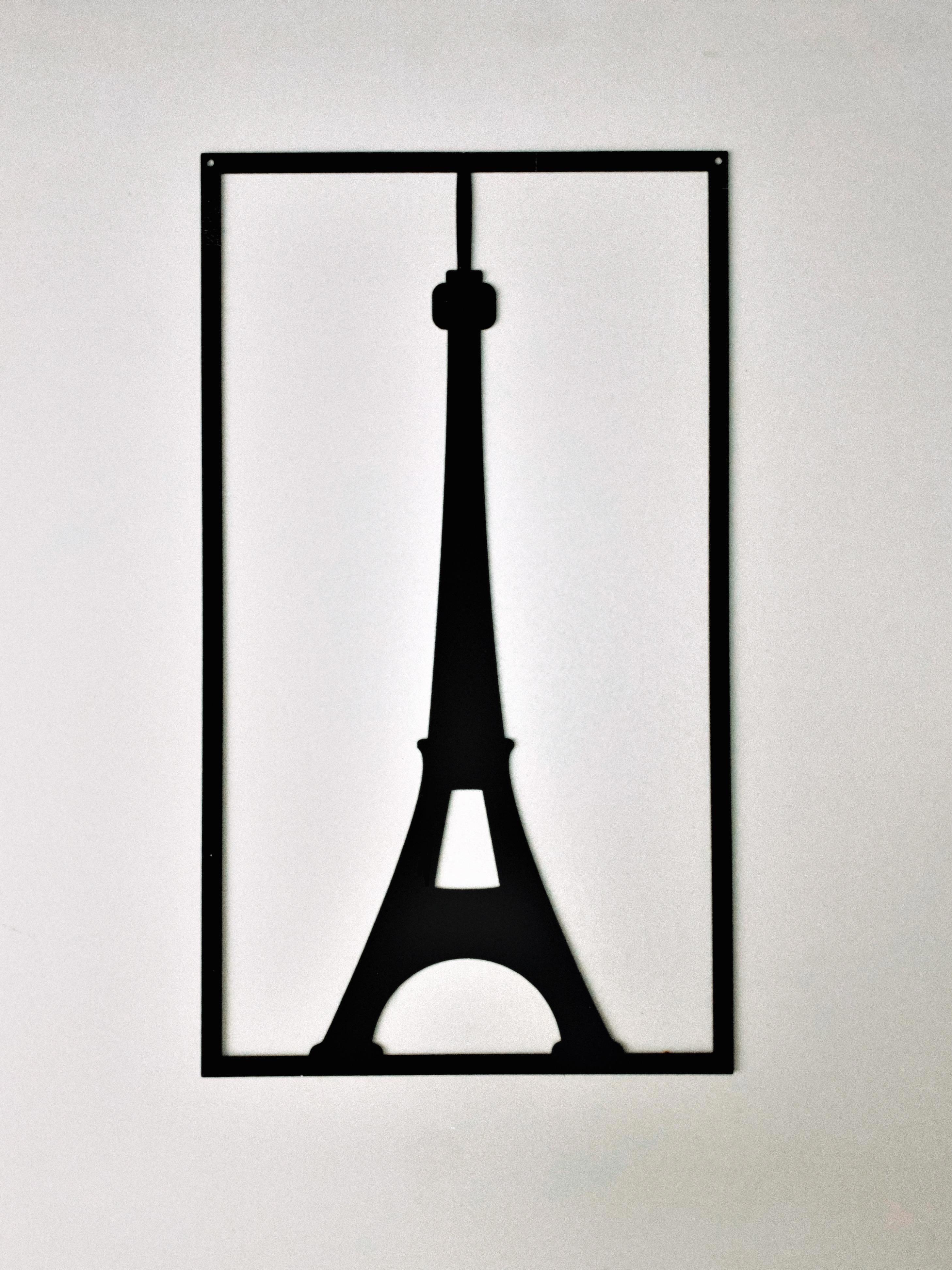 Изображение товара Панно настенное металлическое "The Eiffel Tower" BlackSteelOne Изображение товара Панно настенное металлическое "The Eiffel Tower" BlackSteelOne