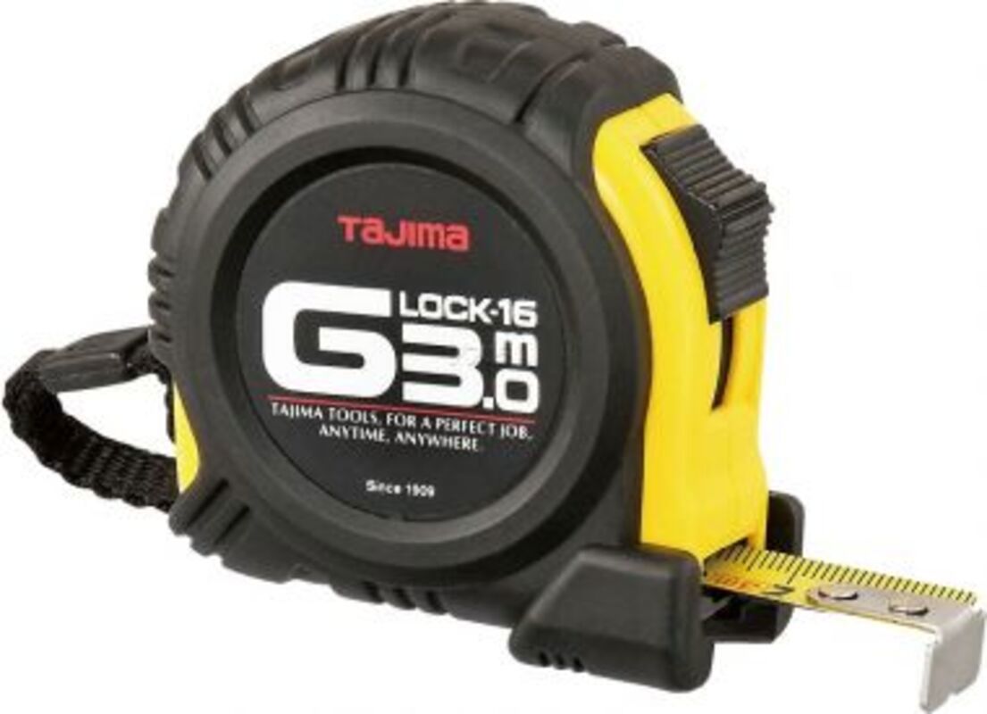 Изображение товара Рулетка Tajima G LOCK G6P30MT 3м 16мм ударопрочная с магнитным наконечником