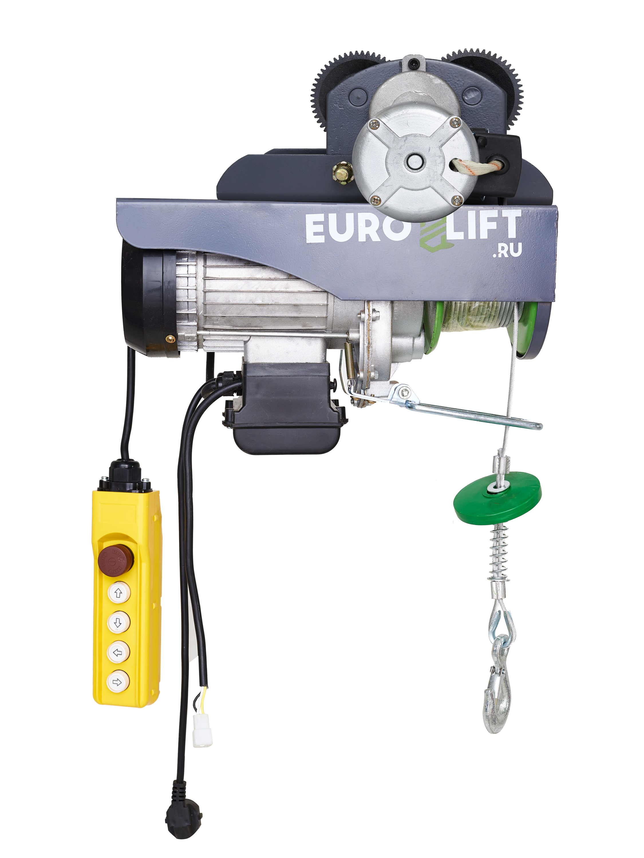 Изображение товара Лебедка электрическая передвижная Euro-Lift KX 250 1044, грузоподъемность до 250 кг, 12 м