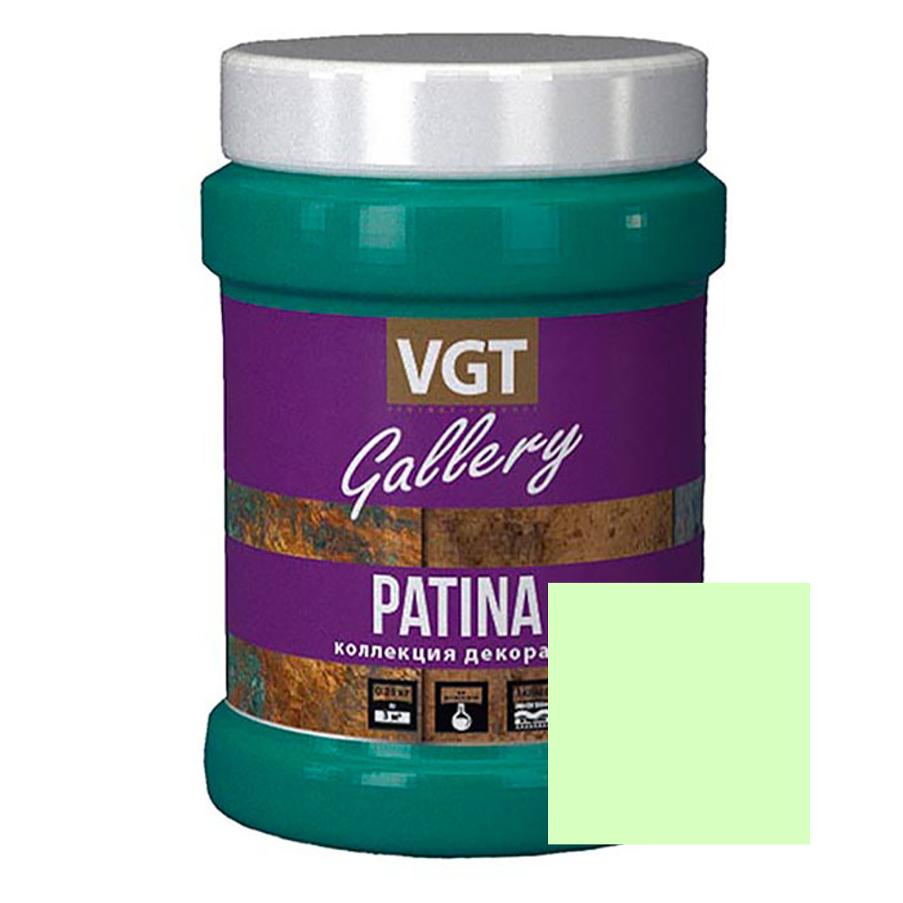 Изображение товара Эмаль VGT 27894 цвет оливковый 0.25 кг