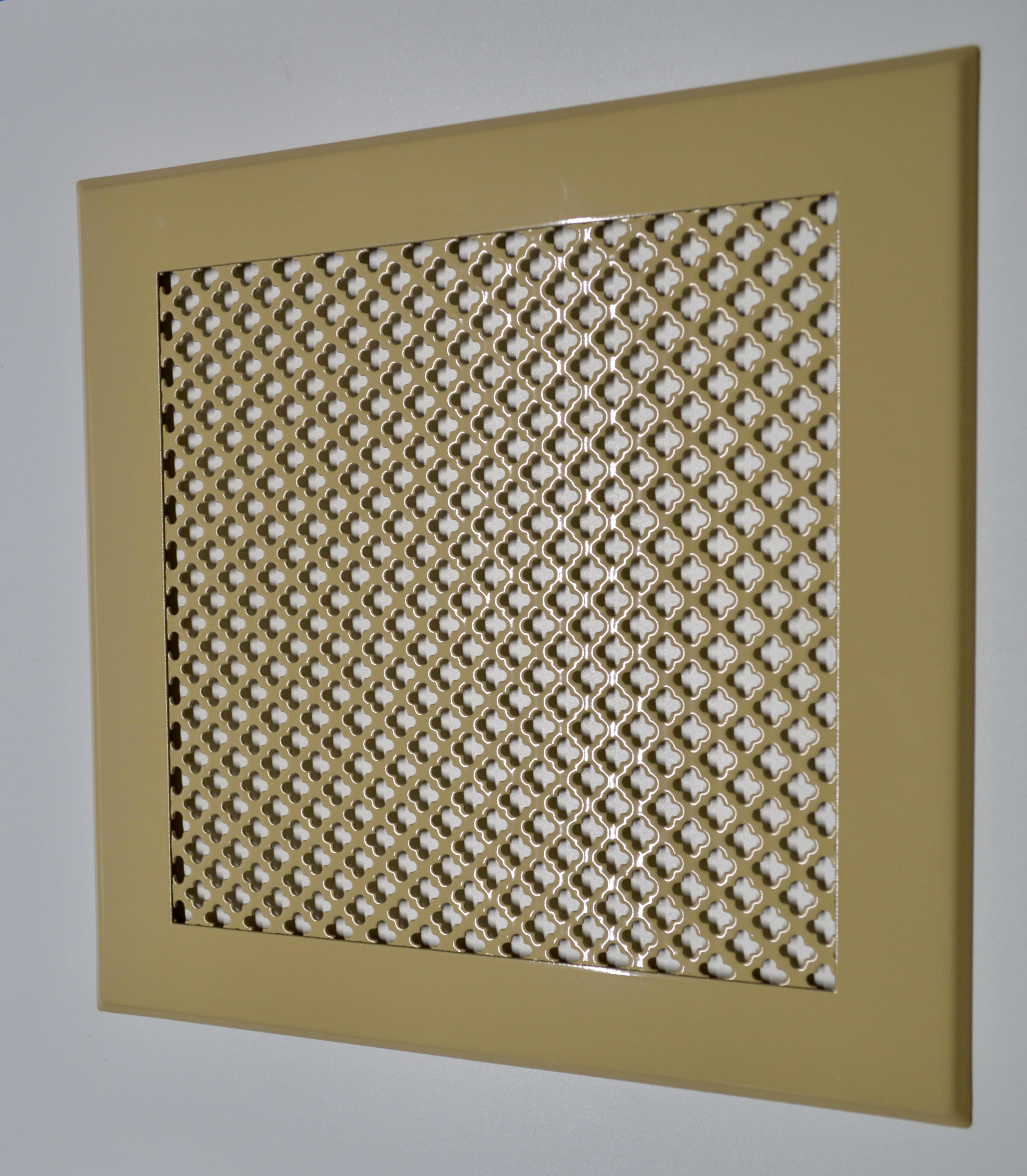 Изображение товара Решетка вентиляционная Шамрай на магнитах VRC001501 150x150 мм металл цвет бежевый