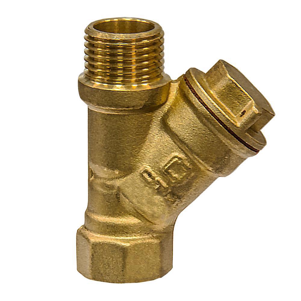 Изображение товара Фильтр сетчатый 1/2 гайка-штуцер СТМ для водопровода и промышленности