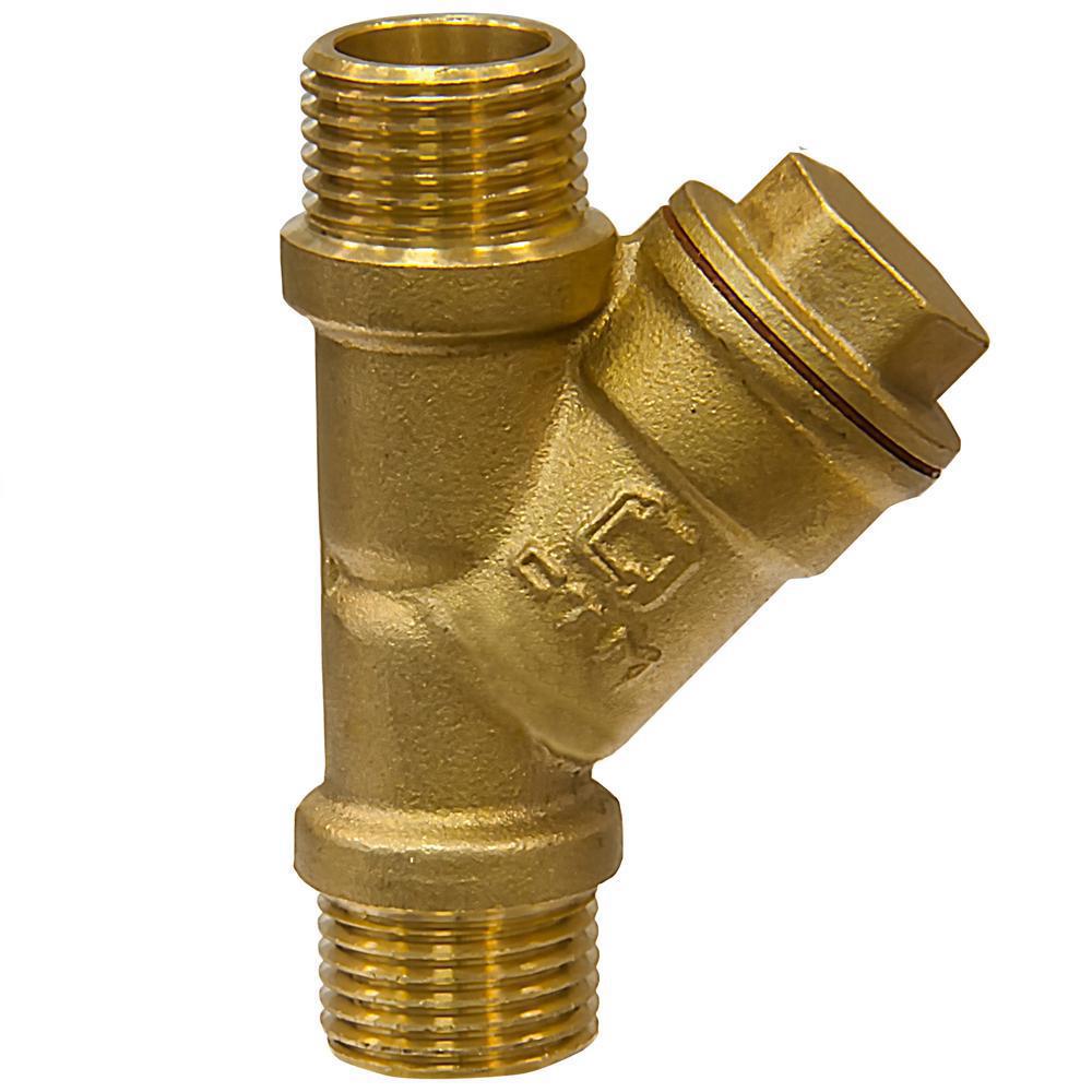 Изображение товара Фильтр сетчатый СТМ 1/2" штуцер-штуцер для водопровода и промышленности