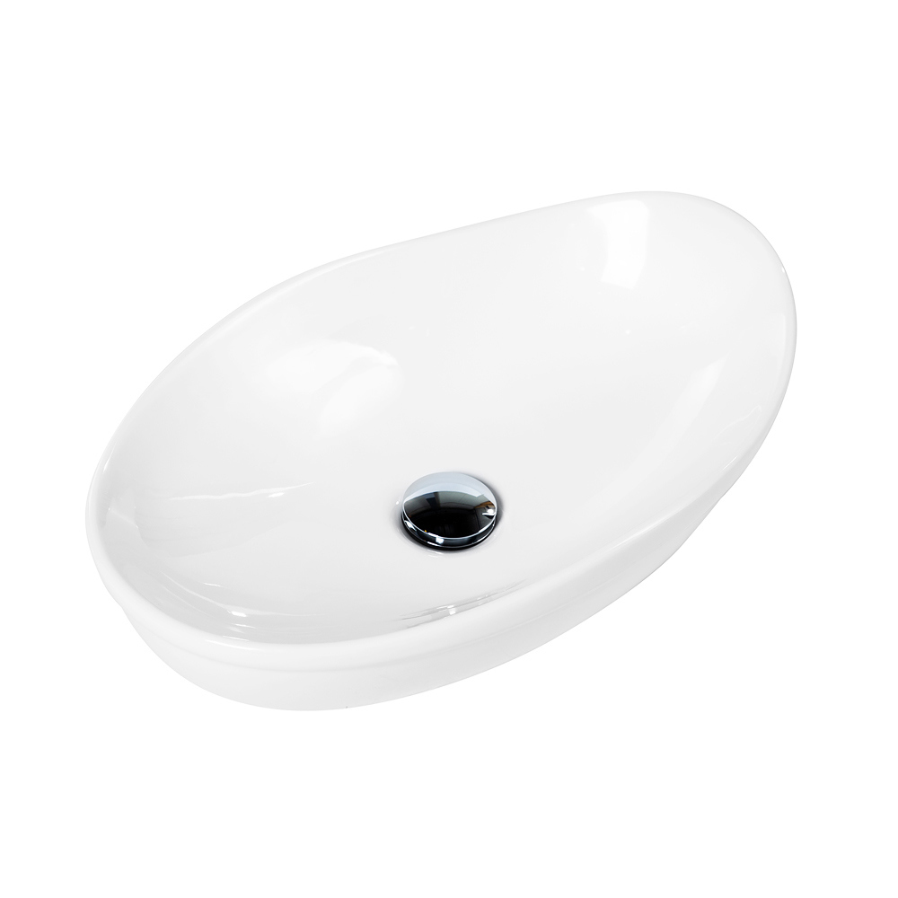 Изображение товара Раковина накладная Belbagno раковина BB1362 53см цвет белый Изображение товара Раковина накладная Belbagno раковина BB1362 53см цвет белый