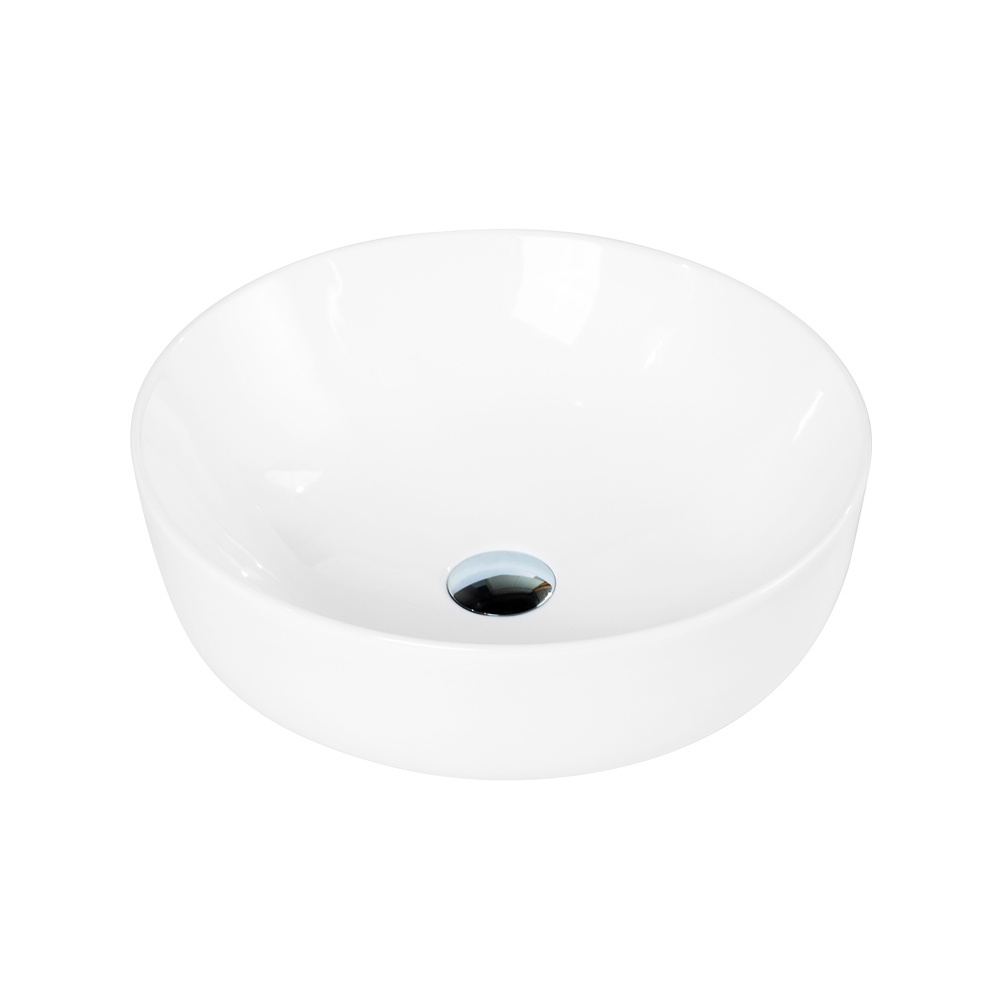 Изображение товара Раковина Belbagno BB1315 41,5 см Белый — накладная керамическая круглая