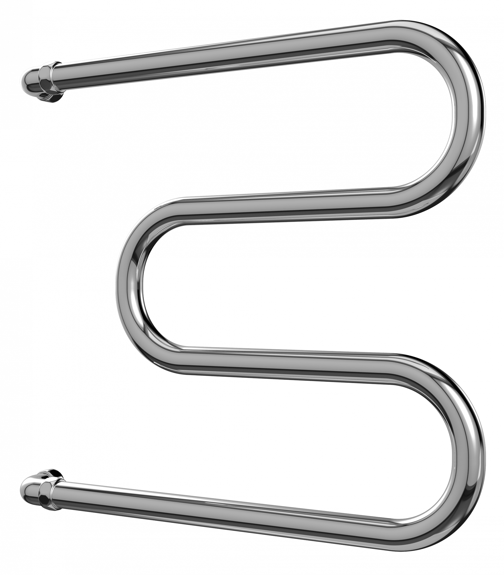 Изображение товара Полотенцесушитель водяной m-образный Domoterm 70x50 см 1" нержавеющая сталь цвет серебро