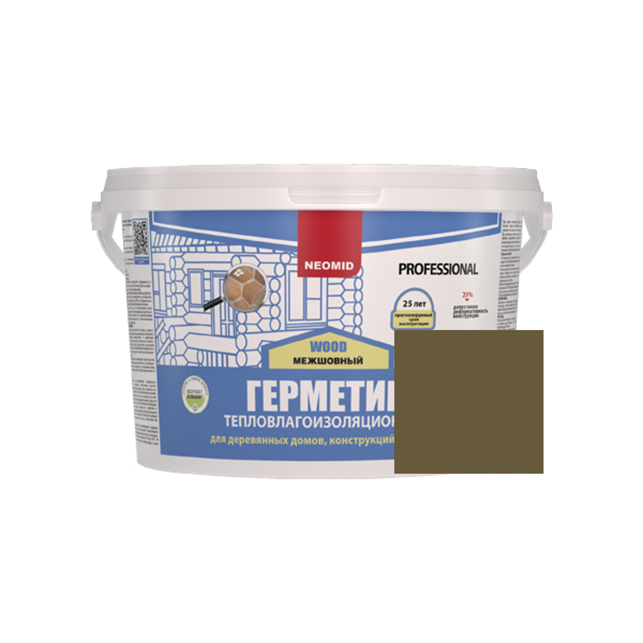 Изображение товара Герметик строительный Neomid Wood Professional дуб 3 кг Изображение товара Герметик строительный Neomid Wood Professional дуб 3 кг
