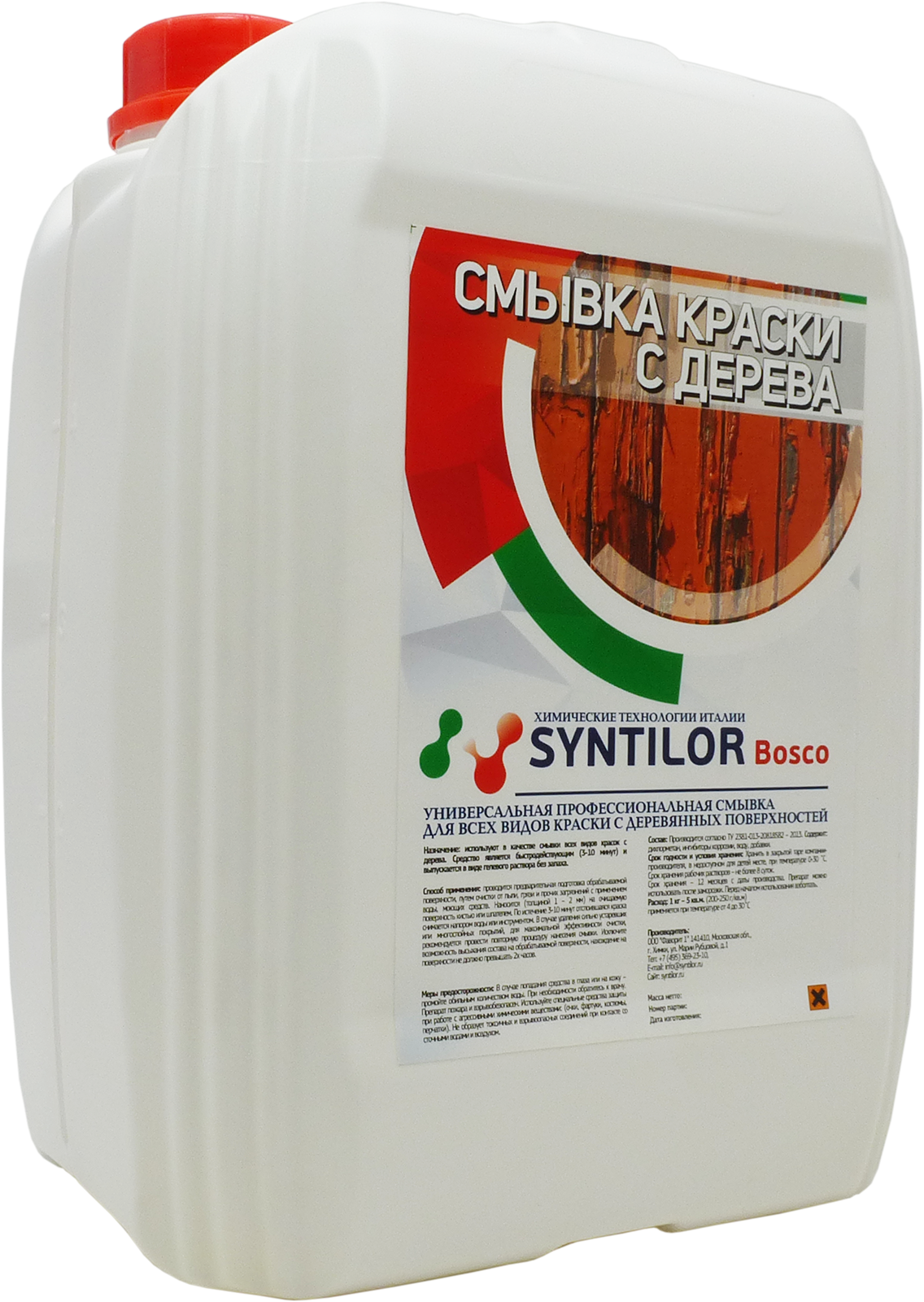 Изображение товара Смывка краски с дерева Syntilor Bosco 5 кг Изображение товара Смывка краски с дерева Syntilor Bosco 5 кг