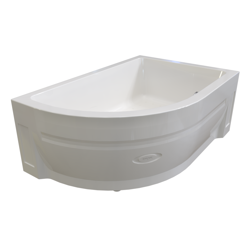 Изображение товара Душевой поддон Радомир Соул 2 1/4 круга 120x80см высокий правый