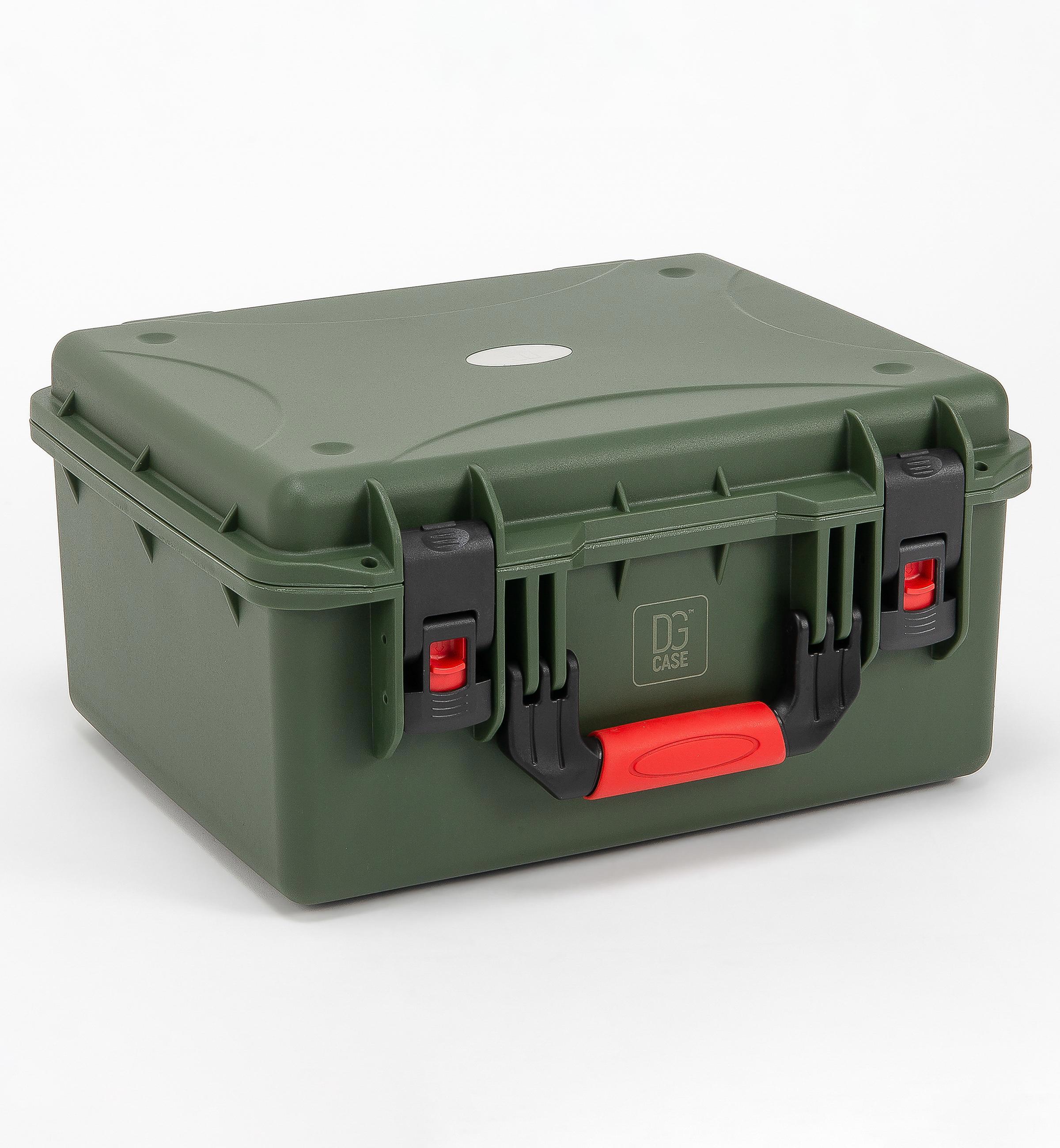 Изображение товара Кейс ударопрочный Dgcase 50-02-olive, полипропилен, 390x270x135 мм