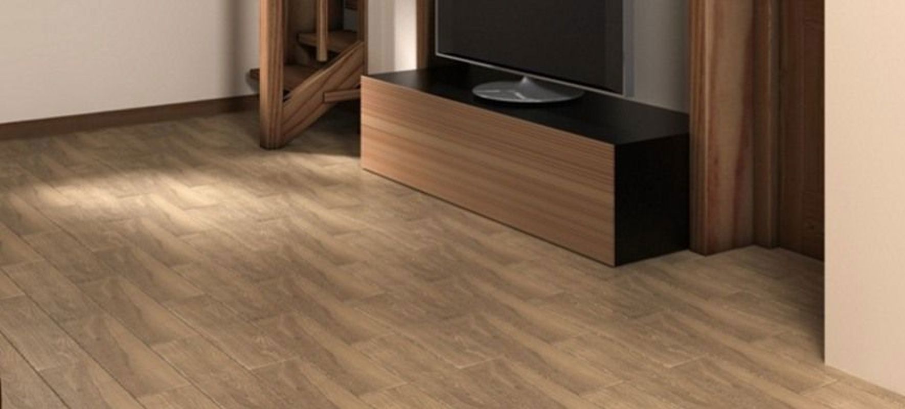 Изображение товара Керамогранит светло-коричневый BERYOZA CERAMICA ДУБ GP 16515 59.7x14 см