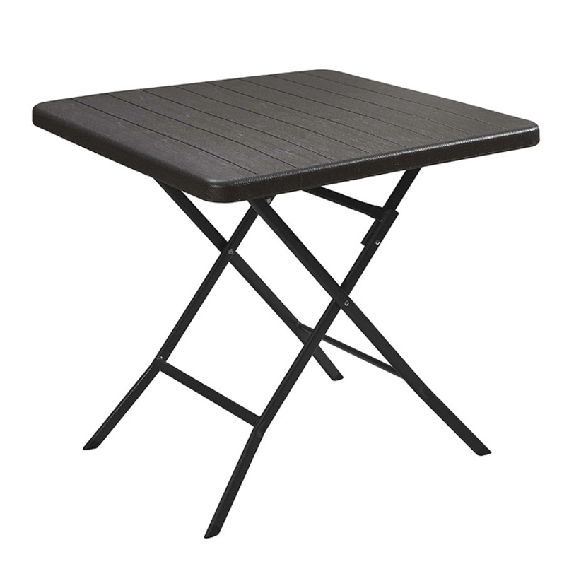 Изображение товара Садовый складной стол Твой пикник Д0730 63 см x 61 см x 98 см металл коричневый