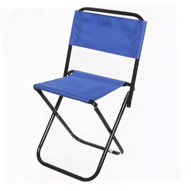 Изображение товара Стул садовый складной Твой пикник Д0612 35 x28x46 см металл синий 1 шт