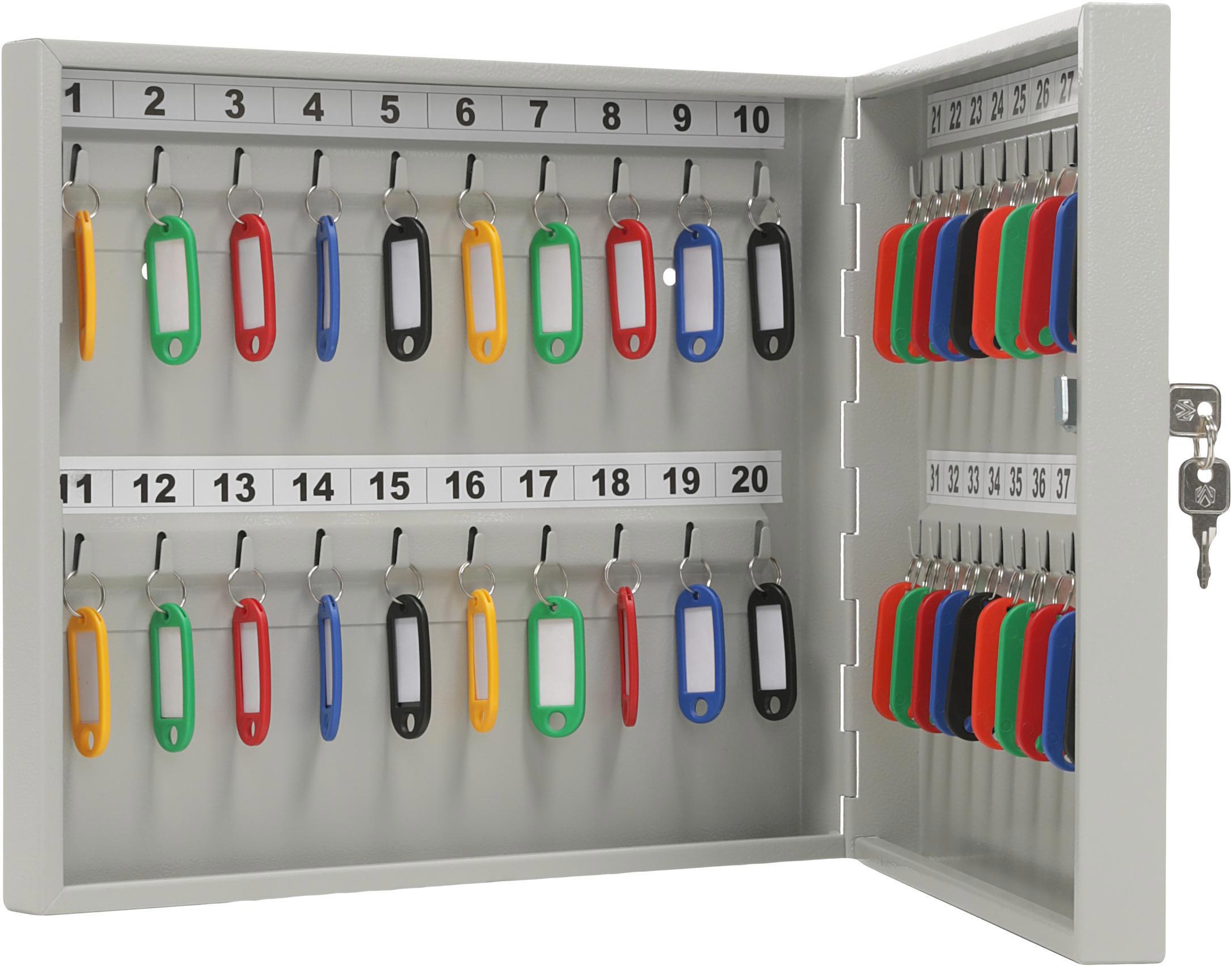 Изображение товара Ключница Aiko S183CH011500 из стали, белая, для 40 ключей, монтаж стены