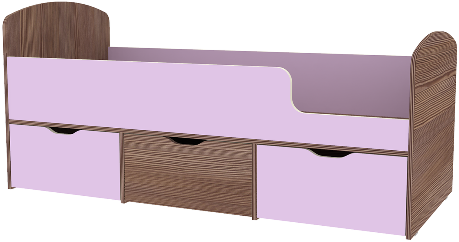 Изображение товара Кровать Кариви КИВи 163x63x73 см детская из ЛДСП для малышей Россия