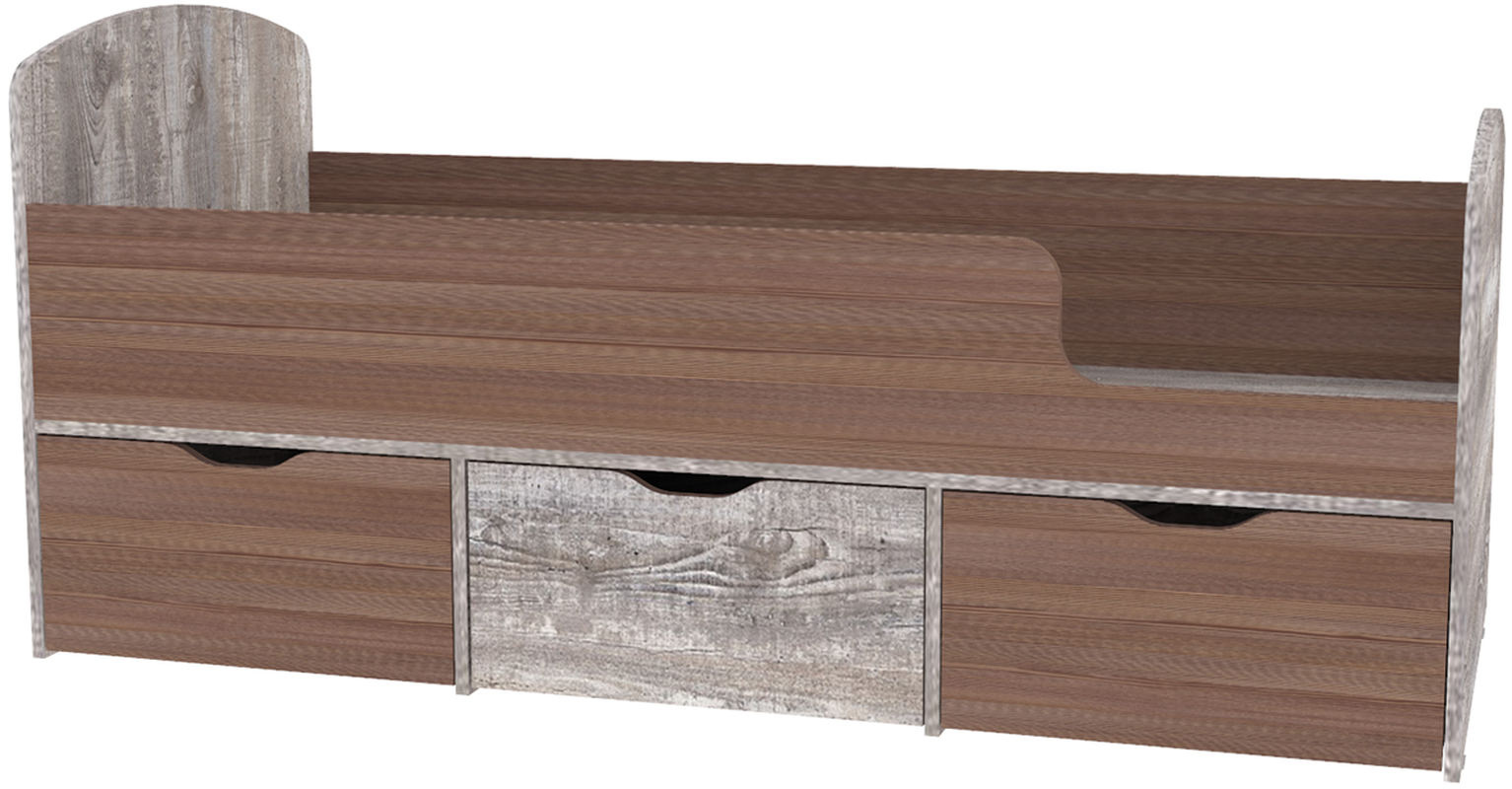 Изображение товара Детская кровать Кариви КИВи 163x70 см с ящиками и безопасной кромкой