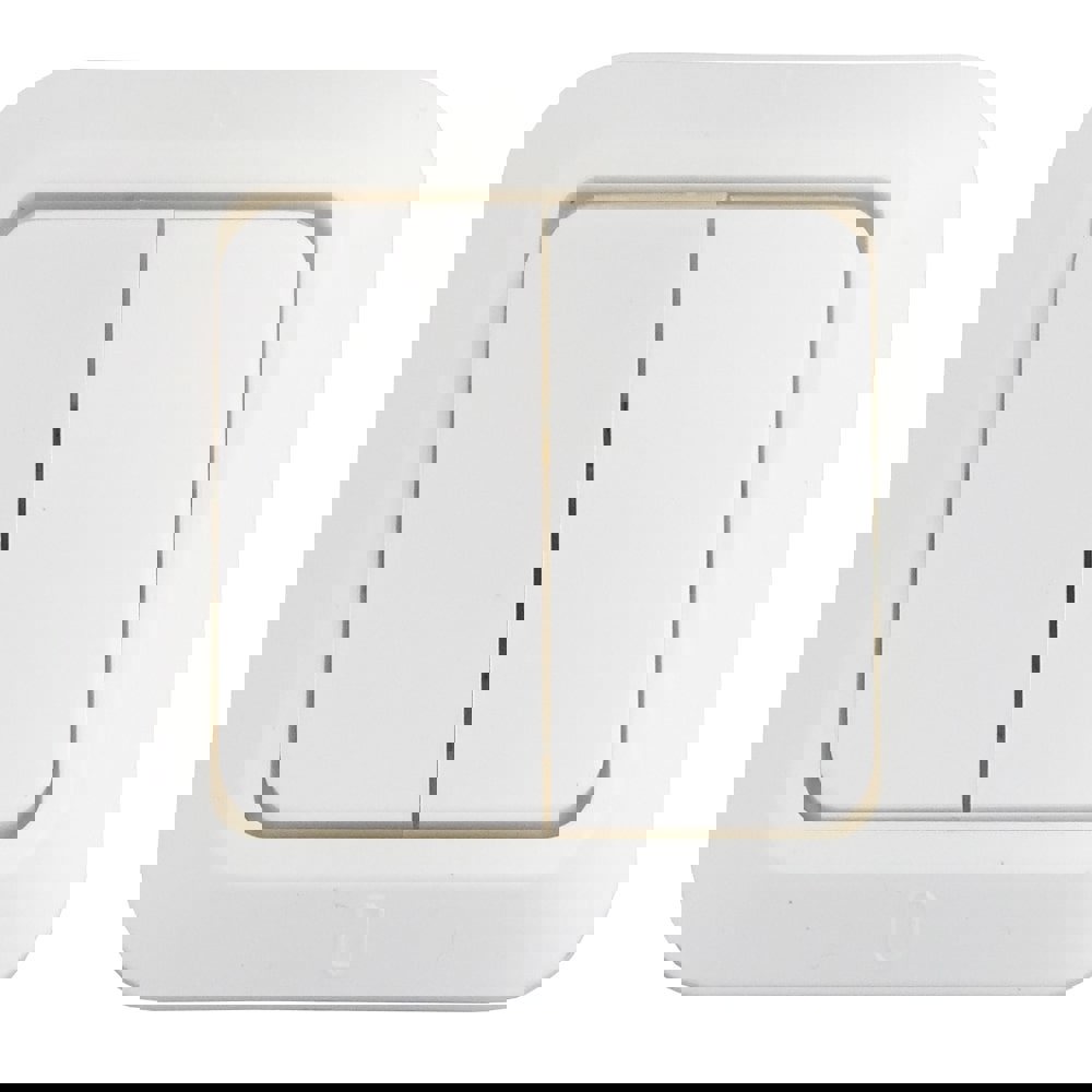 Изображение товара BYLECTRICA A54 001 Выключатель накладной 2 клавиши белый 220 250 В 50 Гц IP20