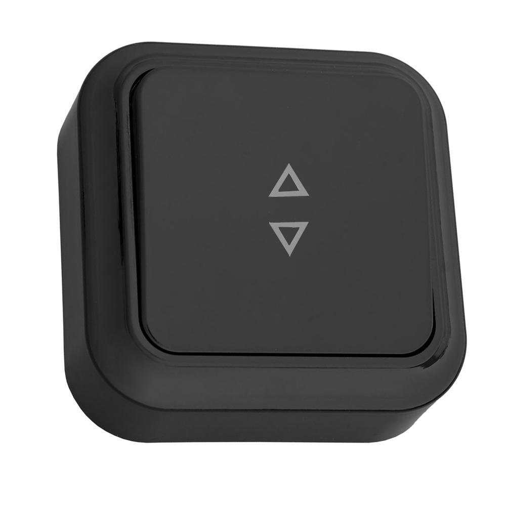 Изображение товара Выключатель накладной BYLECTRICA Пралеска А610147 1 клавиша черный